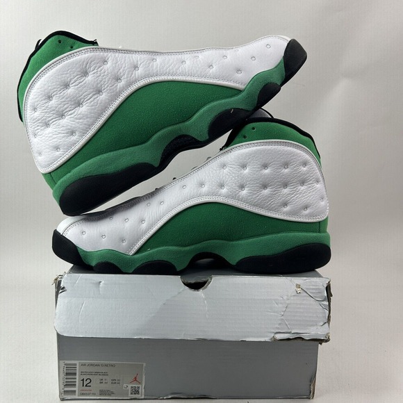 Nike Shoes Air Jordan 13 Retro "White Lucky Green" 2024 - Picture 3 of 5